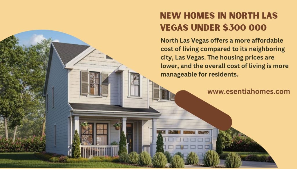 New homes in North Las Vegas under $300 000